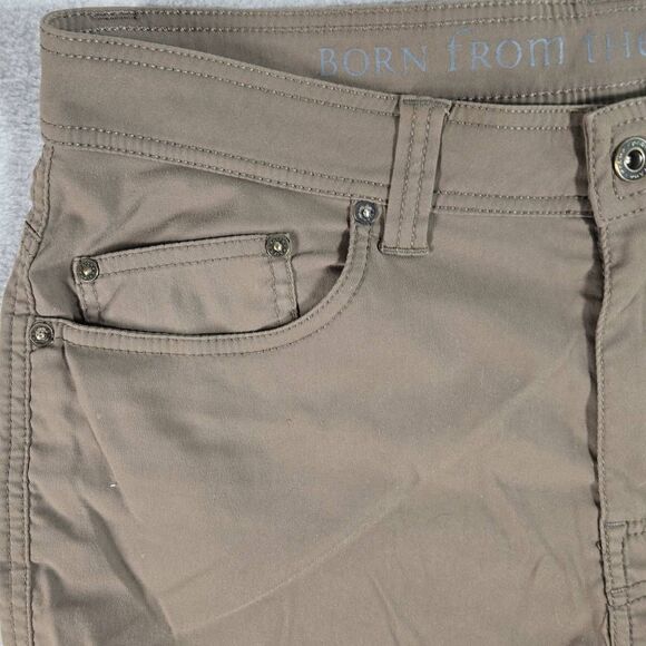 Prana Shorts 34 Shorts Stretch Zion 5 Pocket Standard 9" Inseam - Picture 4 of 13